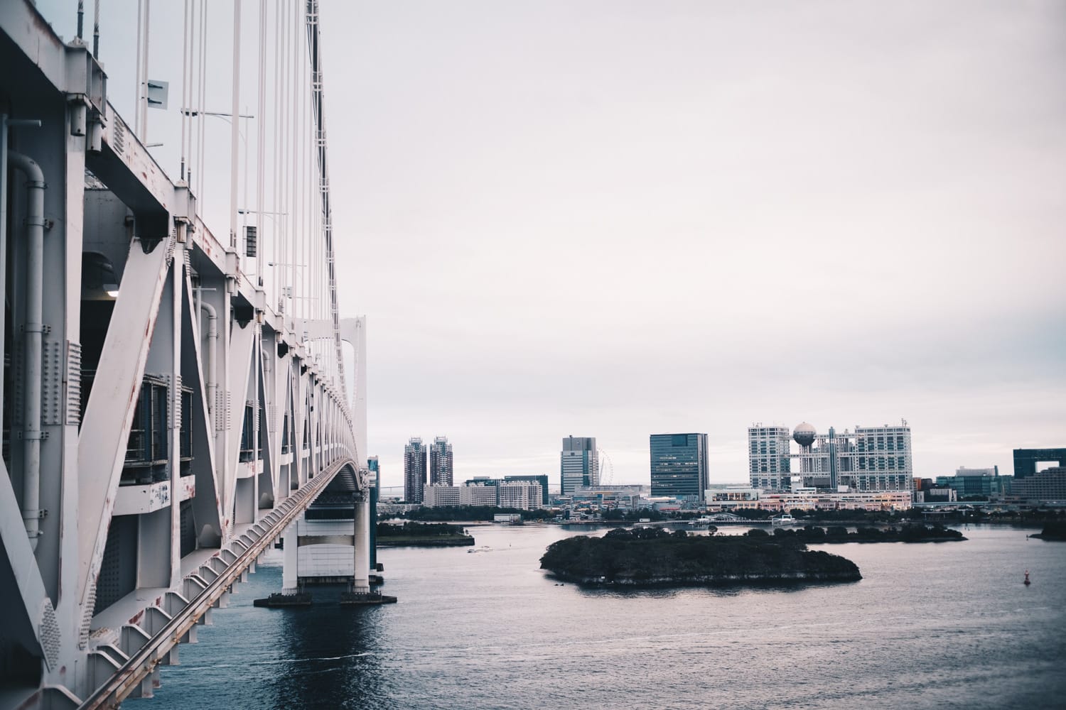 レインボーブリッジを徒歩で渡る