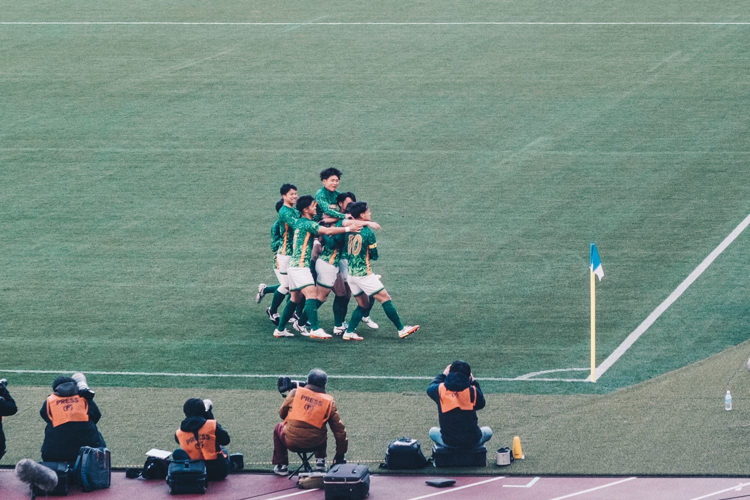 高校サッカー選手権準決勝 高川学園 vs 青森山田